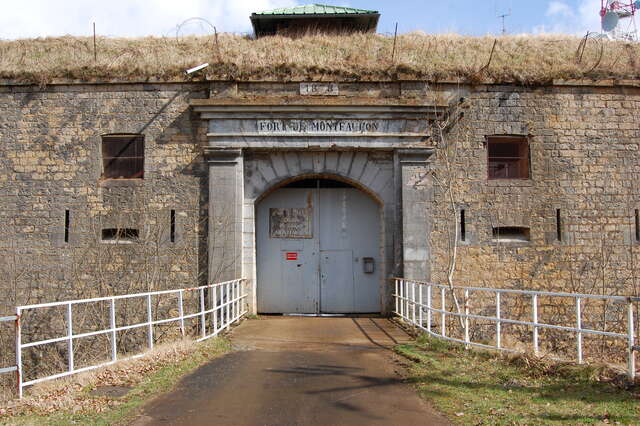 L'entrée du fort de Montfaucon à Besançon. VAUBOURG Cédric