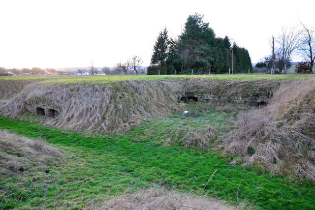 La batterie modèle 1886 M35 d'Uxegney était armée de 4 canons de 155 long. VAUBOURG Julie