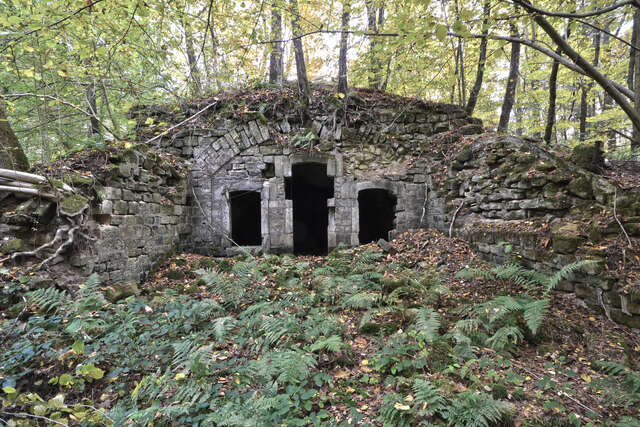 La traverse abri de la batterie d'artillerie à Hauts reliefs M7 de Razimont à Epinal. VAUBOURG Cédric