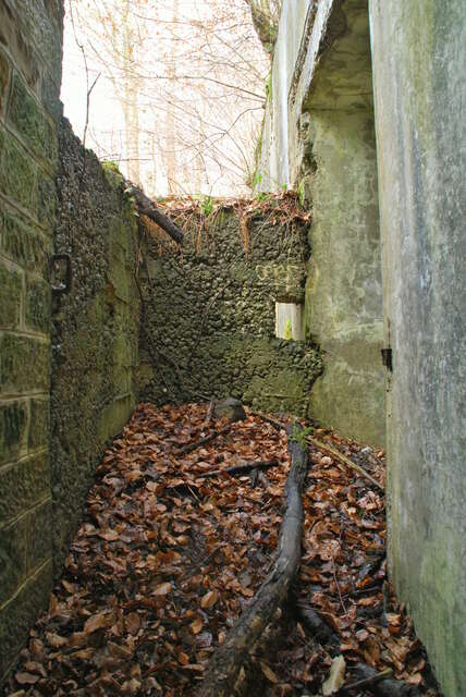 Angle de la galerie de l’abri de combat de Malgré-moi. VAUBOURG Cédric