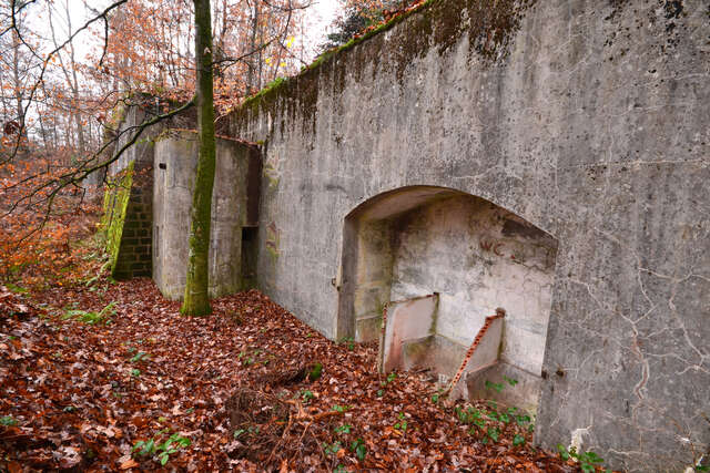 Latrines de l'abri de combat de Vorpaille. VAUBOURG Cédric