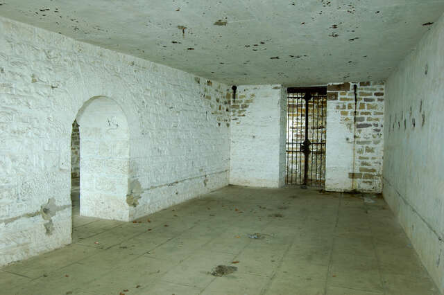 Chambrée de l'abri de combat de Adelphes. VAUBOURG Cédric