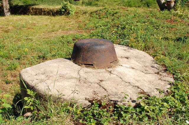 Une guértite observatoire avec porte à la batterie de l'Eperon Trouée de Charmes. VAUBOURG Julie