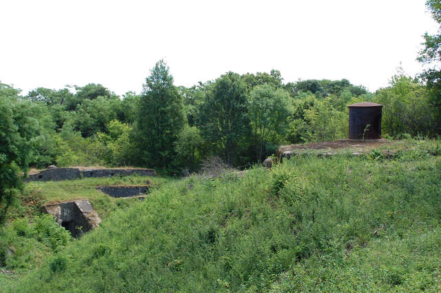 La tourelle de projecteur du fort de Frouard. VAUBOURG Julie