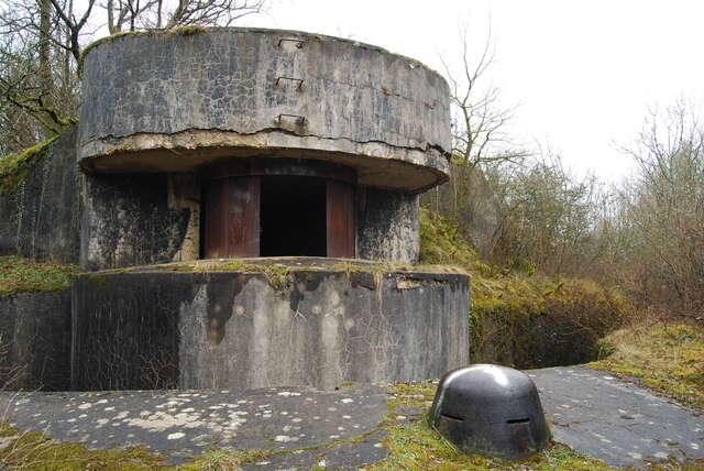 L'extérieur de la casemate de projecteur du fort de Frouard. VAUBOURG Julie