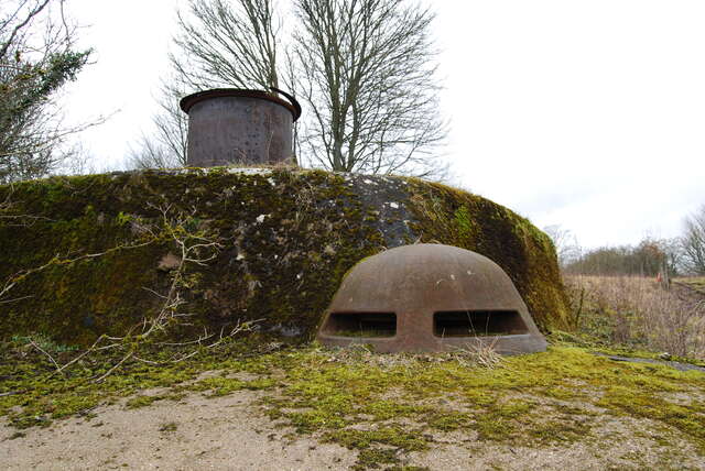 L'observatoire cuirassé servant de poste de commande de la tourelle de projecteur du fort de Frouard. VAUBOURG Cédric