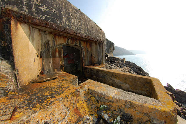 La casemate de projecteur du fort Robert à Brest. VAUBOURG Cédric