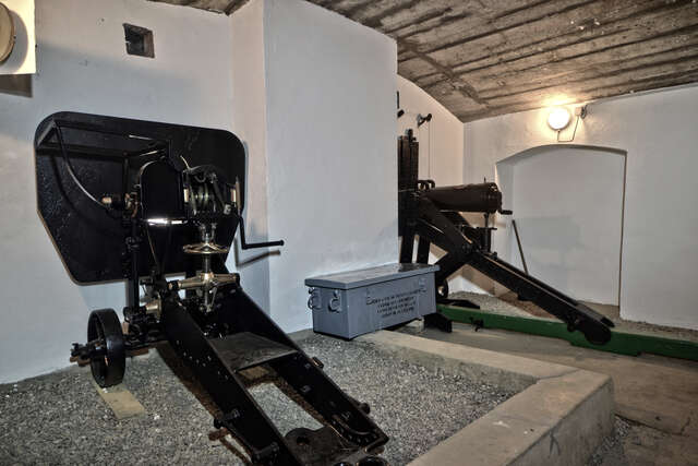 L'intérieur du coffre double de contre-escarpe du réduit du fort de Villey le Sec VAUBOURG Cédric