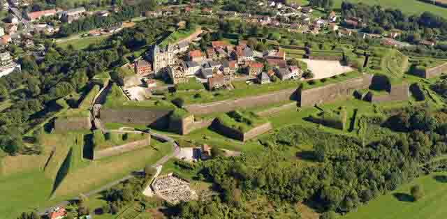 Vue aérienne de la citadelle de Montmedy - Jean Luc Kaluzko