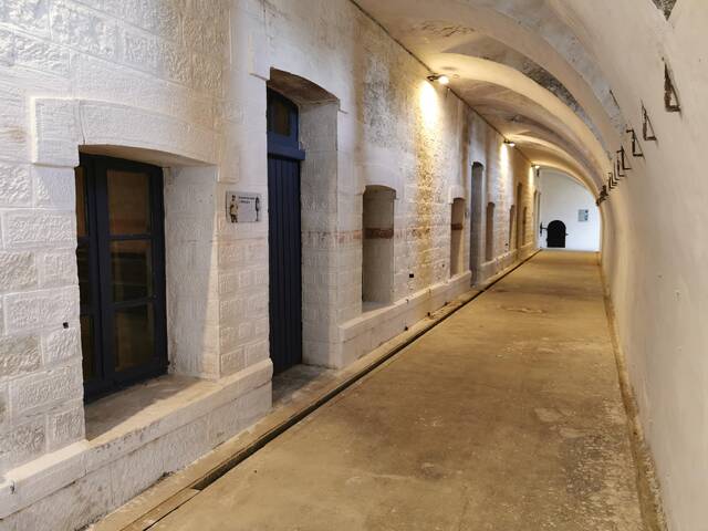 Le casernement du fort de la Grande Haye à Epinal en béton spécial. VAUBOURG Cédric