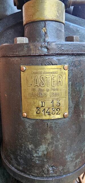 Détail d'un moteur l'Aster type D15 de 15 HP, de 1914 - Edouard ROETHLISBERG