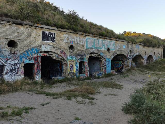Le casernement de la batterie de Zuydcoote. VAUBOURG Cédric