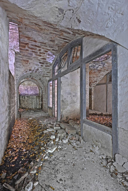 L'arrière des casemate du casernement. VAUBOURG Julie