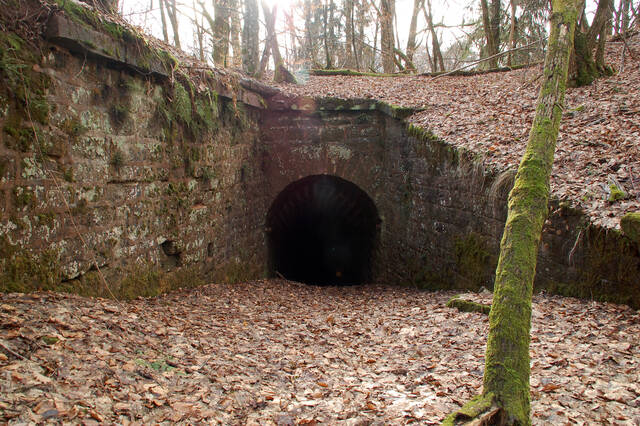 La descente à la caponnière simple du saillant 3. VAUBOURG Julie