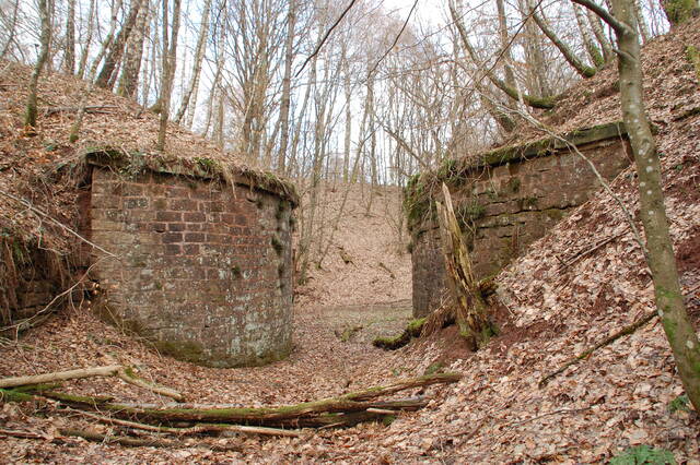 Le passage vers la caponnière simple au saillant 3. VAUBOURG Julie