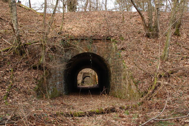 Le passage couvert du poste optique au saillant 2. VAUBOURG Julie