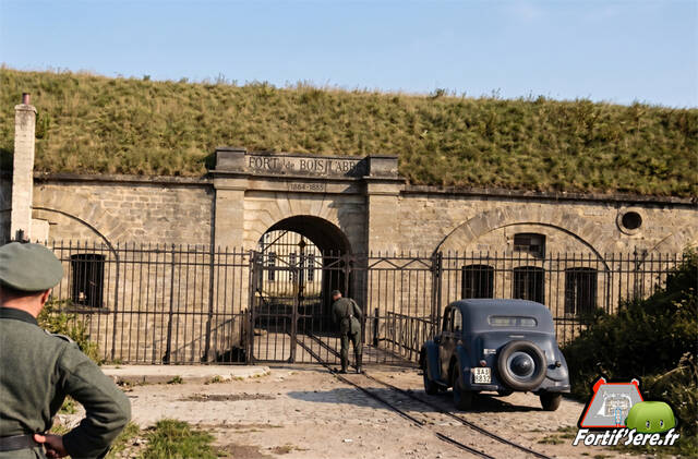 L'entrée du fort de Bois l'abbé en 1940 - Tous droits réservés