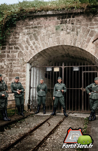L'entrée du fort de la Mouche en 1940 - Lionel PRACHT