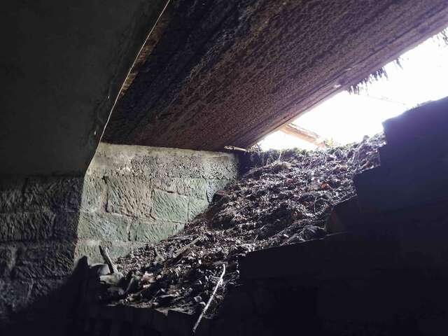 Détail du blindage de l'embrasure de la casemate Sud. VAUBOURG Julie