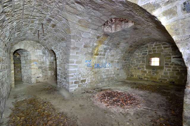 L'intérieur de la caponnière double. VAUBOURG Cédric