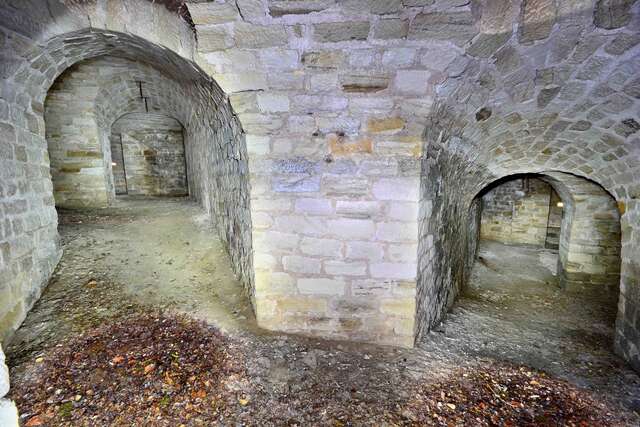 L'intérieur de la caponnière double. VAUBOURG Cédric