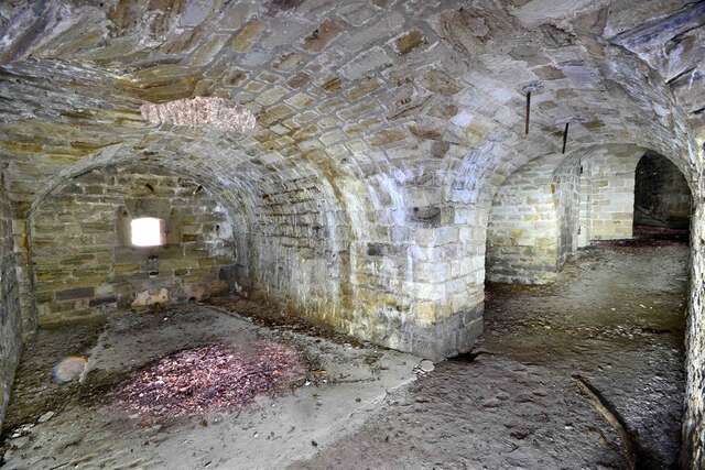 Une chambre de tir de la caponnière double. VAUBOURG Cédric
